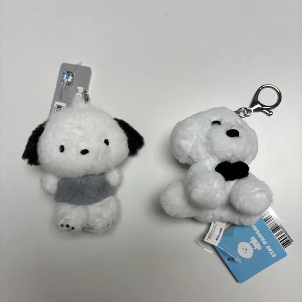 [BUNJANG] Sanrio Monotone Pochacco Dog Keyring / 산리오 모노톤 포차코 강아지 키링