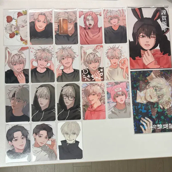 [BUNJANG] Jujutsu Kaisen Gojo Yuta Photocard & Postcard Bundle Set / 주술회전 통판 포피님 고죠 유타