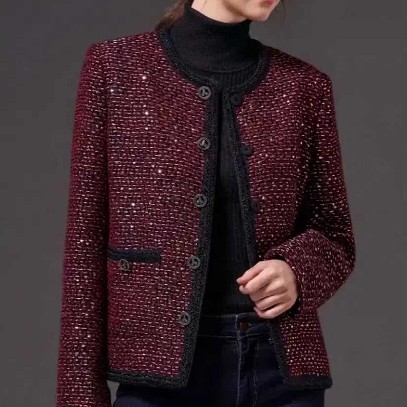 [BUNJANG] Anna Sui Tweed Jacket / (새상품)안나수이 트위드 자켓(~날씬77사이즈)