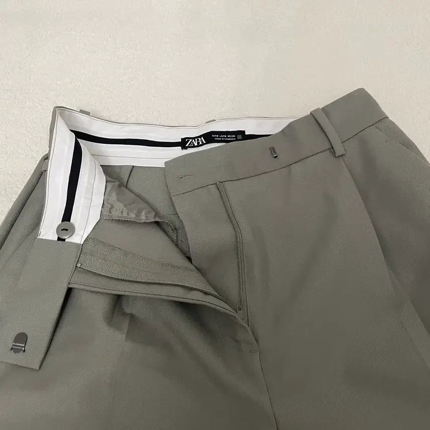 [BUNJANG] ZARA Women's Wide Leg Trousers / ZARA 여성 와이드 슬랙스 26/27