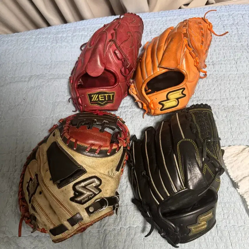 [BUNJANG] Used Baseball Gloves (Sureplay, SSK, ZETT) / 세컨, 실사용 글러브 팝니다