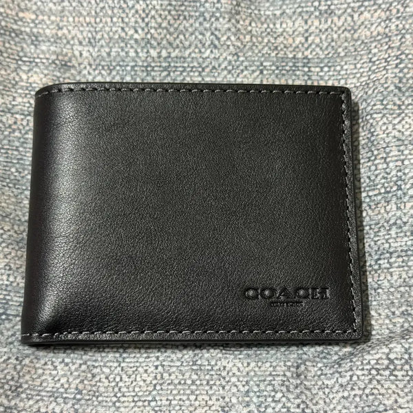 [BUNJANG] Coach Slim Billfold Men's Wallet / 코치 슬림 빌폴드 남성 반지갑