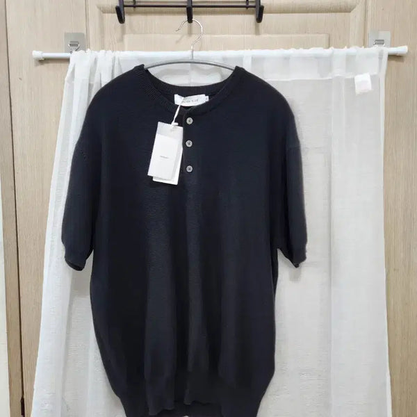 [BUNJANG] UNION BLUE Short Sleeve Knit Black XL / 유니온블루 UNION BLUE 반팔 니트 블랙 XL