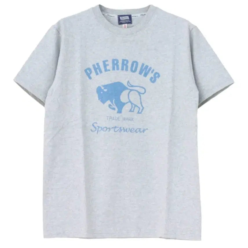 [BUNJANG] Pherrows Buffalo Printing Short Sleeve T-Shirt XL / 페로우즈 버팔로 프린팅 반팔 티셔츠 pt2