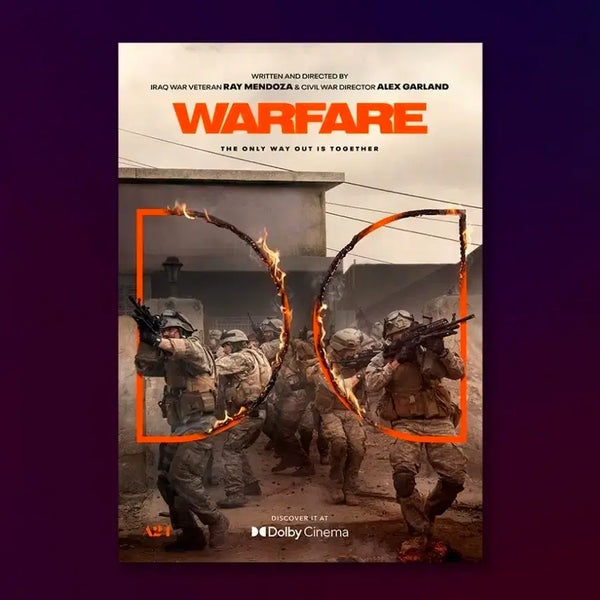 [BUNJANG] Warfare Dolby Poster / 워페어 돌비 포스터