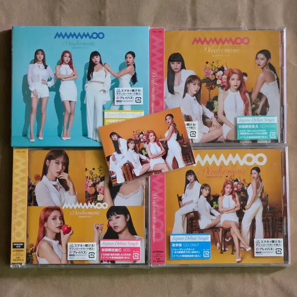 [BUNJANG] Mamamoo Japanese Single Vol.1 Decalcomanie - Sealed Bundle Set (3 Types) / 마마무 일본 싱글 1집 Decalcomanie 미개봉 통상반, 초회한정반 3종 일괄