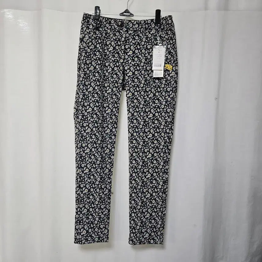 [BUNJANG] Pearly Gates Women's Daisy Pattern Golf Pants Size 1 / 미착용 새상품 PEARLY GATES 데이지 패턴 골프 팬츠 사이즈 1