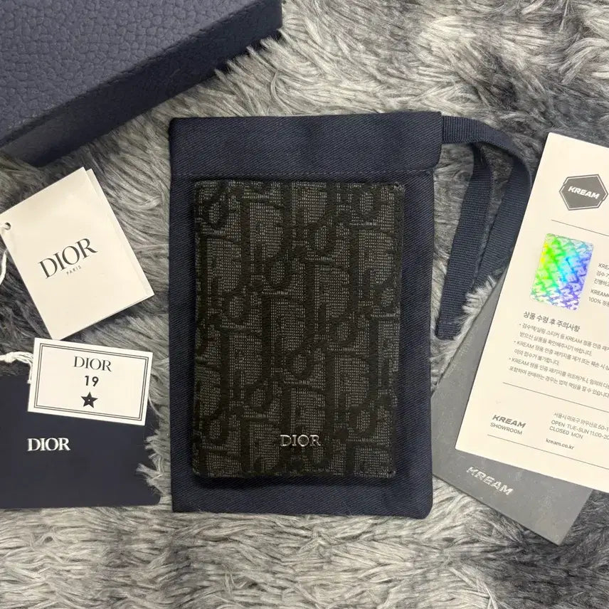 [BUNJANG] Dior Oblique Organizer Card Holder Black / [새상품급/풀구성,신형] 디올 오블리크 오거나이저 카드지갑 블랙