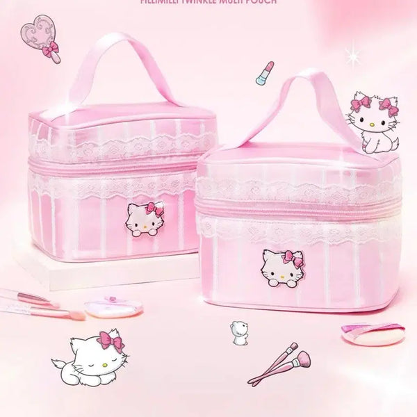 [BUNJANG] Philimili Hello Kitty Twinkle Multi Pouch / 필리밀리 챠미키티 트윙클 멀티 파우치
