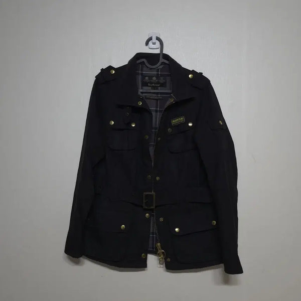 [BUNJANG] Barbour International Waxed Jacket Black / 정품 바버인터네셔널 자켓 블랙