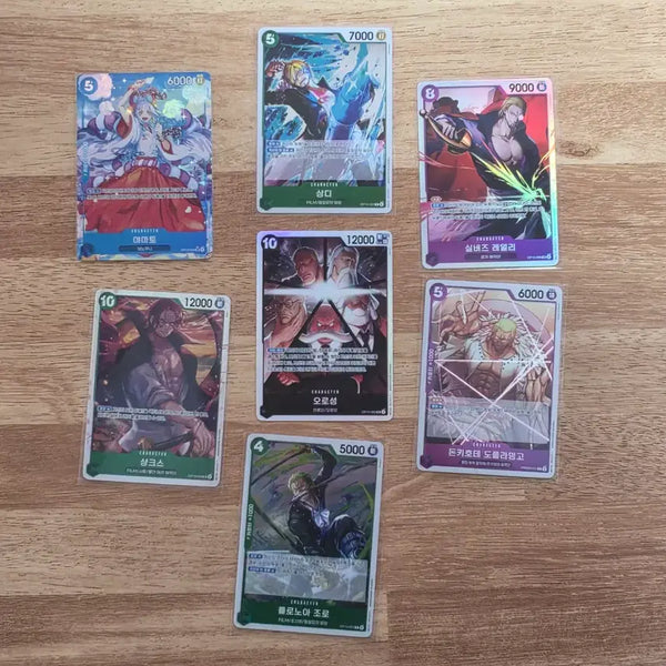 [BUNJANG] One Piece Succession of Will Bundle (Yamato, Gorosei, Rayleigh, Shanks, Zoro, Sanji, Doflamingo) / 원피스 계승되는 의지 일괄 (야마토, 오로성, 레일리, 샹크스, 조로, 상디, 도플라밍고)