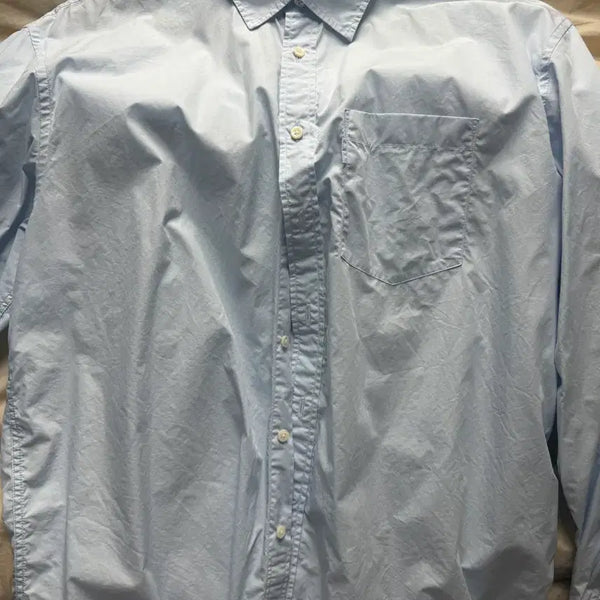 [BUNJANG] Portery Comfort Shirt SAX Size 1 / 포터리 컴포트셔츠 SAX 1사이즈