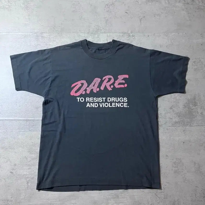 [BUNJANG] 90s USA Vintage D.A.R.E. T-Shirt Single Stitch L / 90s USA 빈티지 D.A.R.E. 티셔츠 싱글 스티치 L