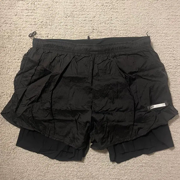 [BUNJANG] Satisfy 25FW Reapy 3-Inch Trail Shorts Black [L] / 25FW 새티스파이 리피 3인치 트레일 쇼츠 블랙 [L]