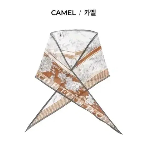 [BUNJANG] DECO Wool Silk Scarf with Scarf Ring / 새상품)DECO 데코 울실크 스카프(스카프링 포함)
