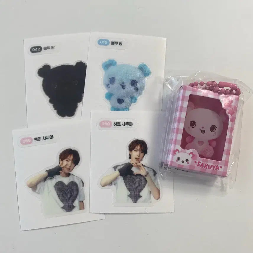 [BUNJANG] NCT Wish Sakuya Color Sticker Set / [당일발송] 엔시티 위시 사쿠야 컬러 띠부실, 미니어처 일괄