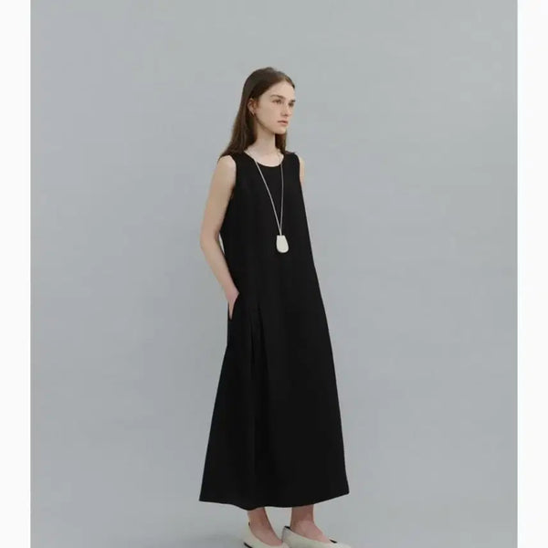 [BUNJANG] URAGO Sleeveless Long Dress F / 25년 유라고 URAGO 슬리브리스 롱 원피스 F