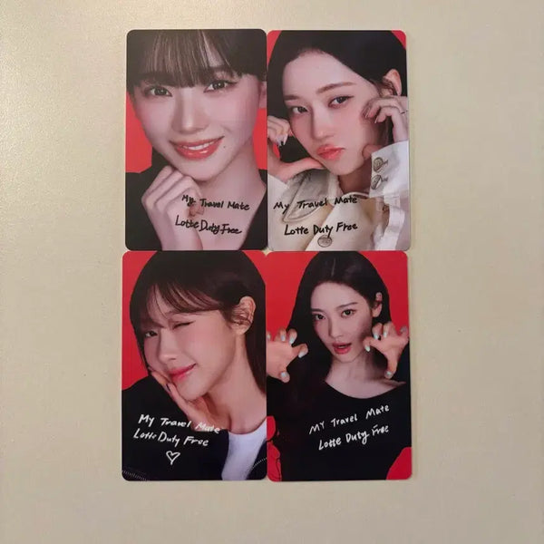 [BUNJANG] Aespa Karina Winter Giselle Ningning Photocard Bundle Set / 에스파 카리나 윈터 지젤 닝닝 포토카드 포카 롯데면세점
