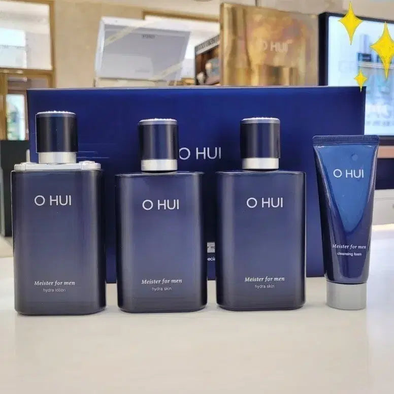 [BUNJANG] OHUI Meister For Men Skincare 3-Piece Set (Skin, Lotion, Foam Cleanser) / 오휘 마이스터 포맨 스킨케어 3종 세트 (로션/스킨/폼클렌저)