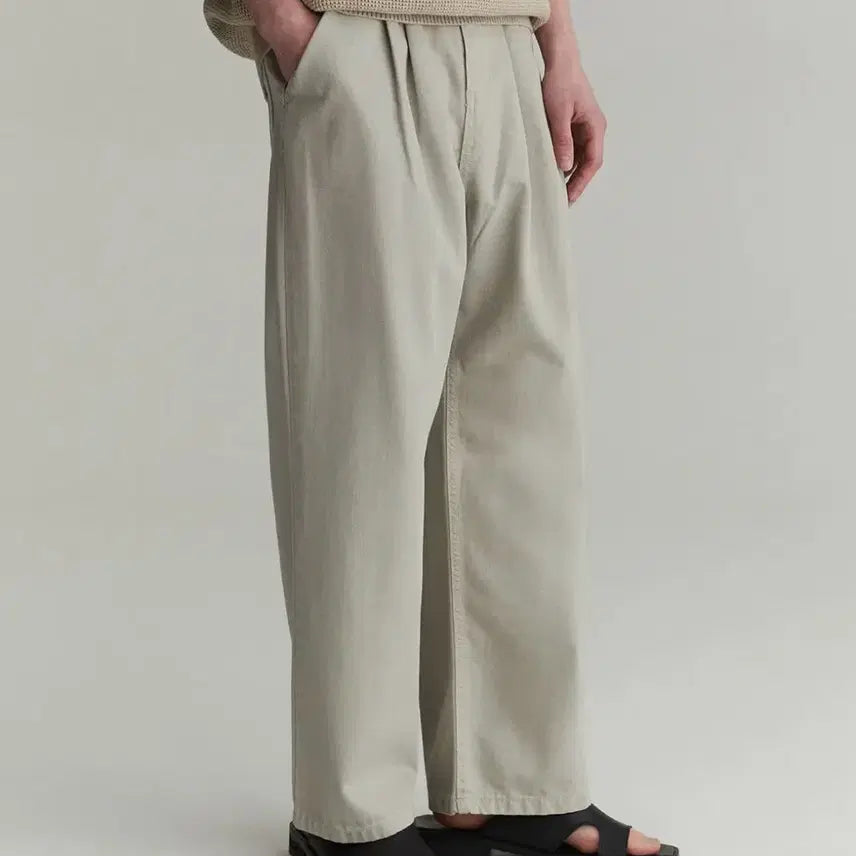 [BUNJANG] Decet Wide Pants Light Beige Size 26 / 데케트 decet 와이드 팬츠 라이트베이지 26사이즈