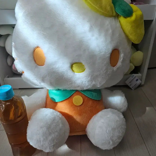 [BUNJANG] Sanrio Hello Kitty Authentic Large Yellow Plush / 산리오 헬로키티 정품 대형인형 노란색