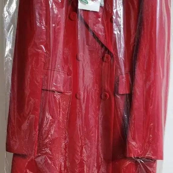 [BUNJANG] LYNN Women's Double Button Red Coat / 린 여성 더블 버튼 코트 레드