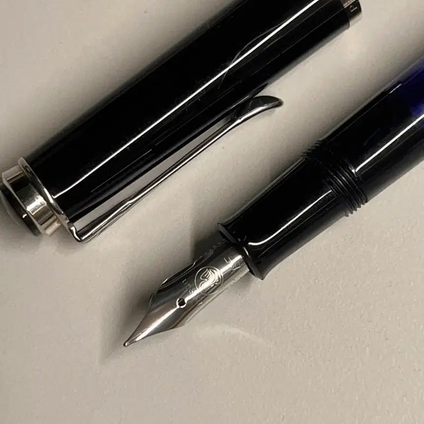 [BUNJANG] Pelikan M205 Blue Marble EF Fountain Pen / 펠리칸 M205 블루마블 EF