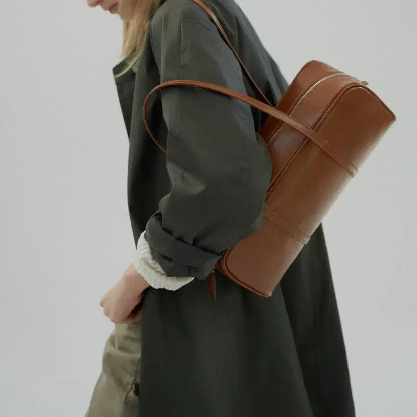 [BUNJANG] ORE Boy Bag Leather Camel / 새상품) ORE 보이백 레더 카멜