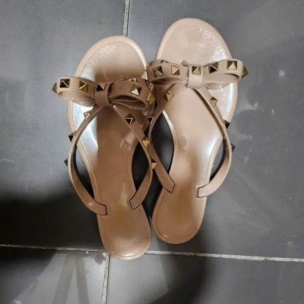 [BUNJANG] Valentino Authentic Studded Slides / 발렌티노 정품 슬리퍼