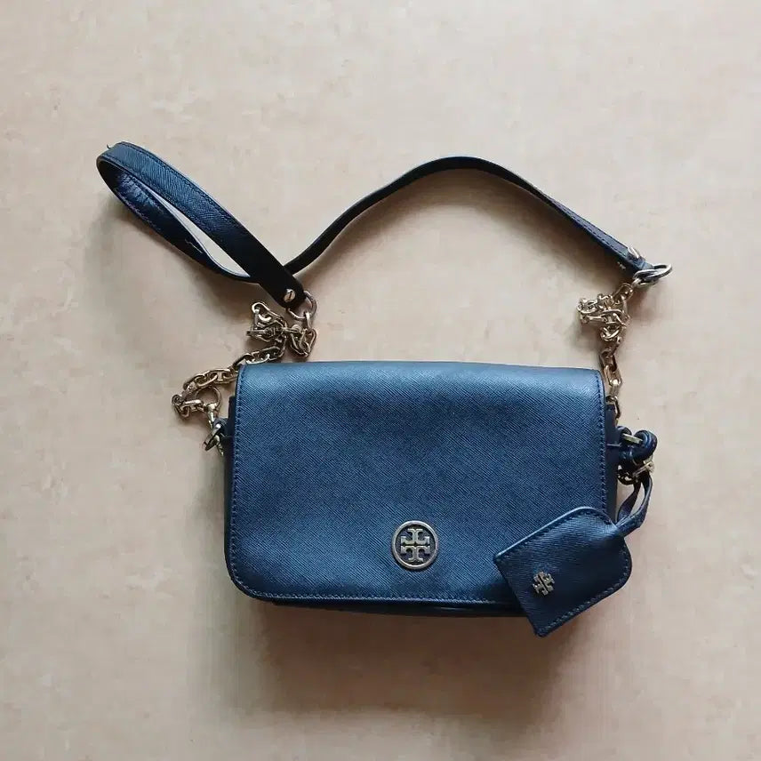 [BUNJANG] Tory Burch Crossbody Bag Navy / 토리버치 크로스백 네이비