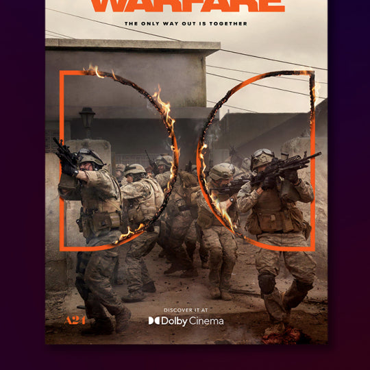 [BUNJANG] Oppenheimer Dolby Cinema Poster (Megabox, Dolby Poster) / 워페어 돌비시네마 포스터(메가박스, 돌포)