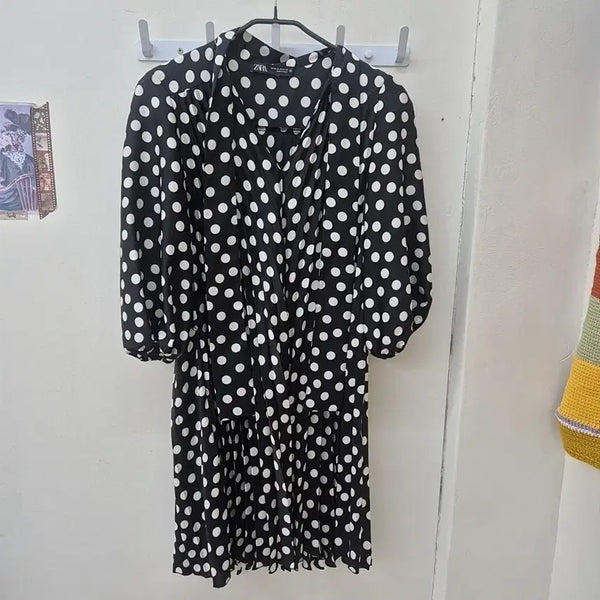 [BUNJANG] ZARA Polka Dot Dress / 자라 ZARA 도트 무늬 원피스