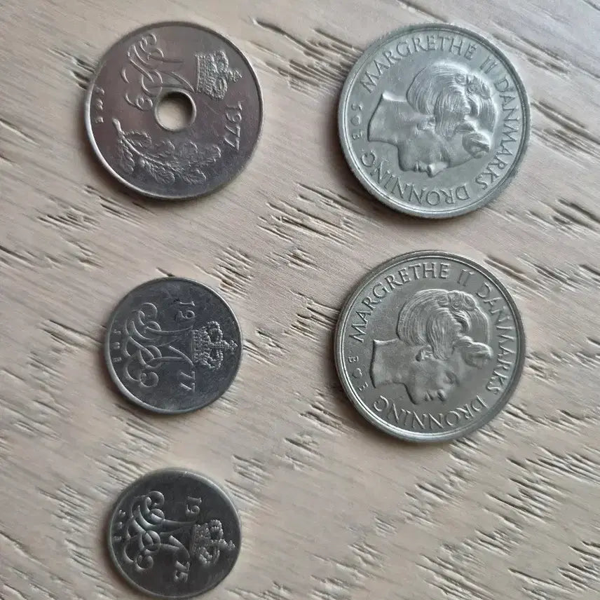 [BUNJANG] Denmark Kingdom Coin Set (50, 25, 5 Kroner) / 덴마크 동전 덴마크 왕국 주화 50 크로네 25 크로네 5 크로네