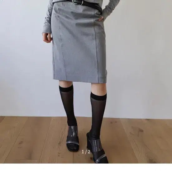 [BUNJANG] Breeze Archive Slim Fit Midi Skirt / 브리즈아카이브 스커트 Slim Fit Midi Skirt