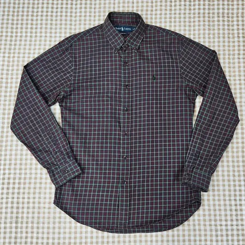 [BUNJANG] Polo Ralph Lauren Men's Long Sleeve Check Shirt / 폴로 랄프로렌 긴소매 셔츠 남자100