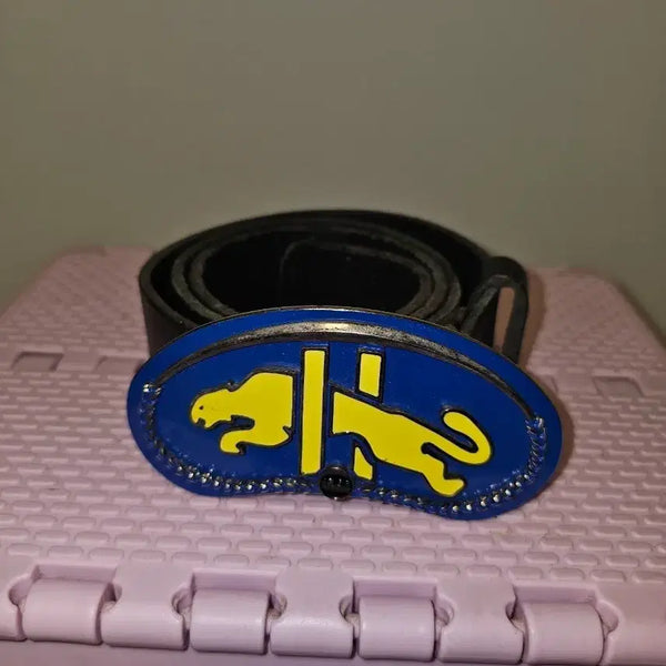 [BUNJANG] Puma Big Buckle Leather Belt / puma 빅버클 가죽벨트