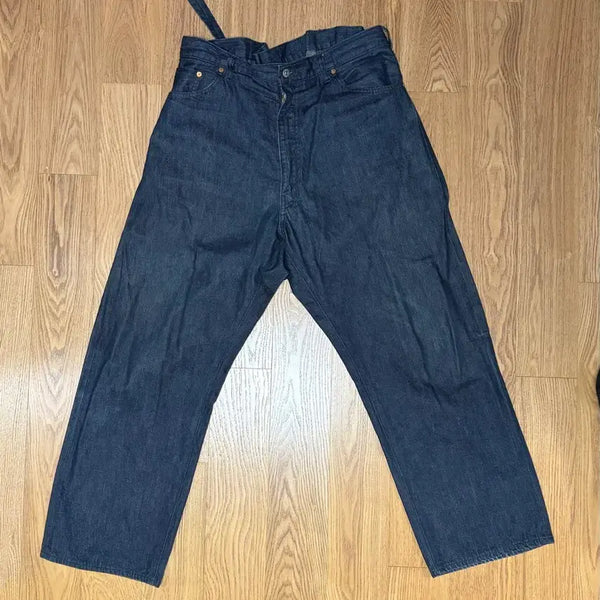 [BUNJANG] Kaptain Sunshine Wide 5PKT Trousers Indigo Size 42 / 캡틴선샤인 데님