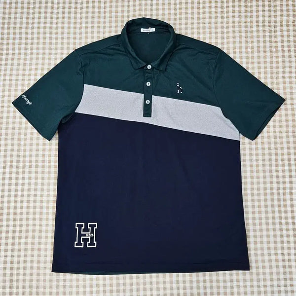 [BUNJANG] Hazzys Men's Short Sleeve Polo Shirt Size 100 / 헤지스 반소매 카라티 남자100
