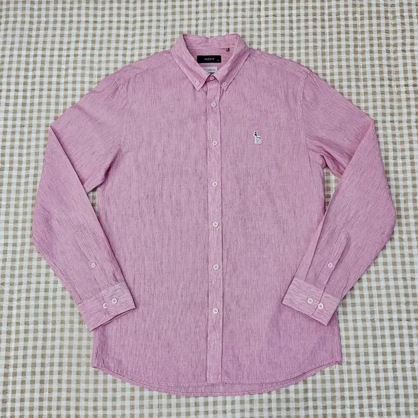 [BUNJANG] Hazzys Linen Long Sleeve Shirt Men's 100 / 헤지스 긴소매 린넨 셔츠 남자100