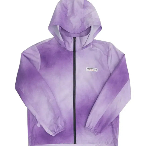 [BUNJANG] Sprayed Printed Windbreaker (Purple) L / (새상품, 네고가능) SPRAYED PRINTED WINDBREAKER (PURPLE) L