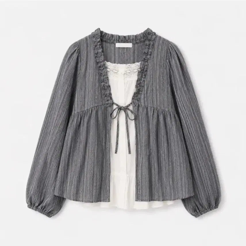 [BUNJANG] Summer Blouse / 일체형 여름 블라우스