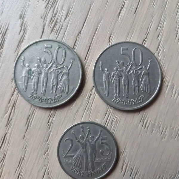 [BUNJANG] Ethiopia 50 Cent and 25 Cent Coin Set / 에티오피아 50 센트 / 25 센트 동전 세트