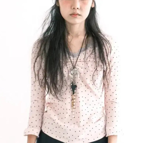 [BUNJANG] Shop Fairy Mini Heart Lace Top / 샵페어리 미니 하트 레이스 탑