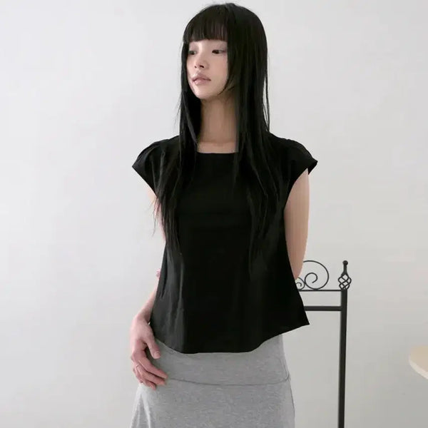 [BUNJANG] Babyrap Pudding Blouse Black / 베이비랩 pudding 블라우스 검정