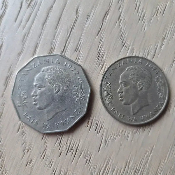 [BUNJANG] Tanzania 1972, 1974 Coins / 탄자니아 1972년 1974년 동전