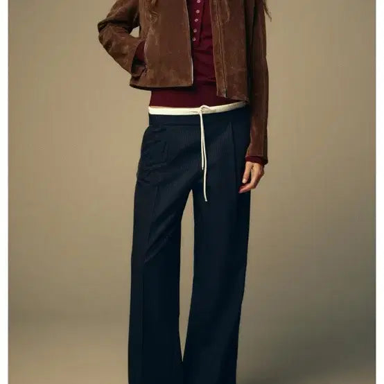 [BUNJANG] Zara Double Waist Wide Pants / 자라 더블 웨이스트 와이드 팬츠