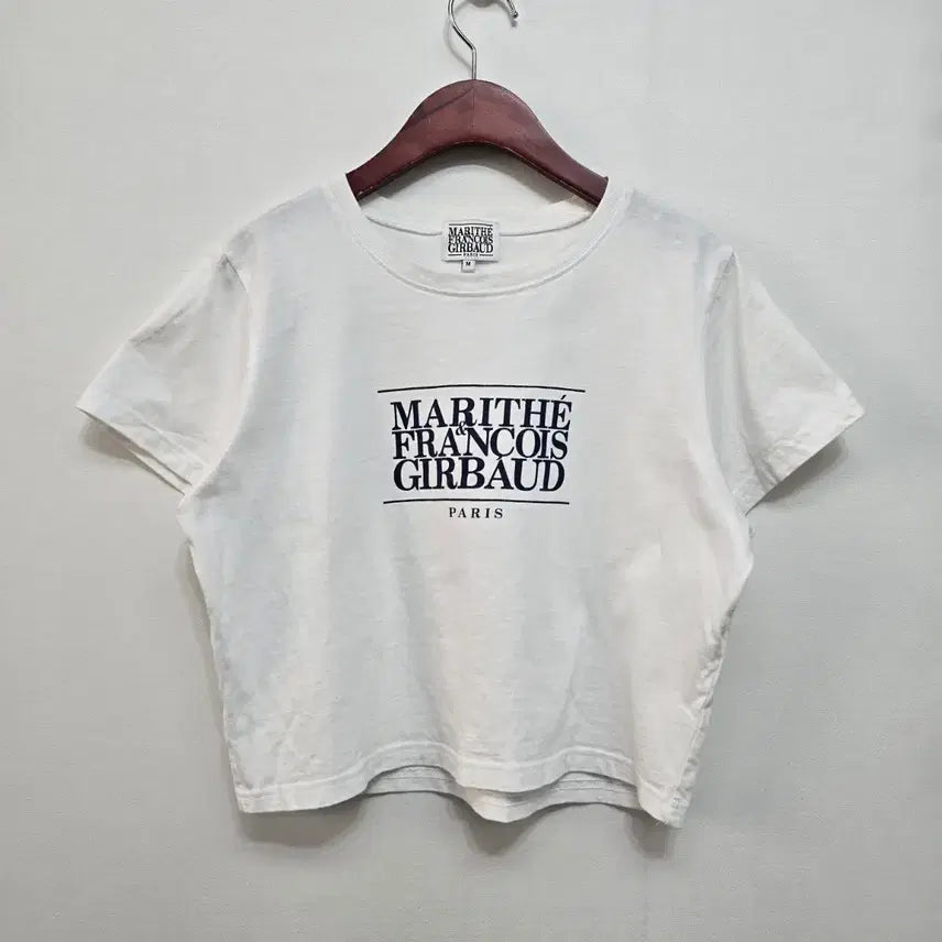 [BUNJANG] Marithe Francois Girbaud Cropped T-Shirt / 마리떼 프랑소와 저버  크롭 반팔 티셔츠
