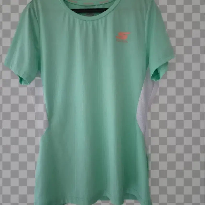 [BUNJANG] Skechers Women's Mint Short Sleeve T-Shirt / 스케쳐스 여성 반팔 티셔츠 민트100
