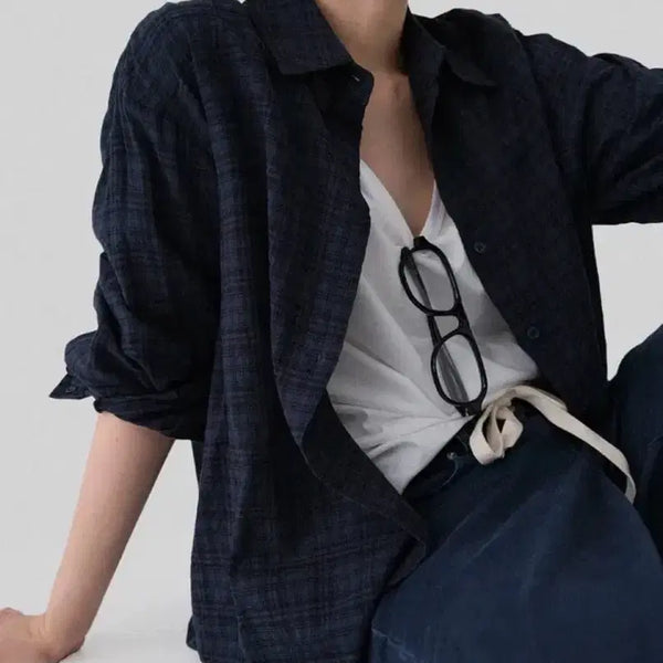 [BUNJANG] Autumn Made French Check Shirt / 어텀 made 프랑체크남방 셔츠