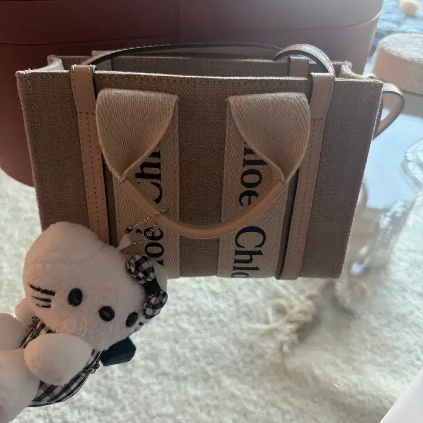 [BUNJANG] Chloe Woody Small Tote Bag / 끌로에 우디 스몰 토트백